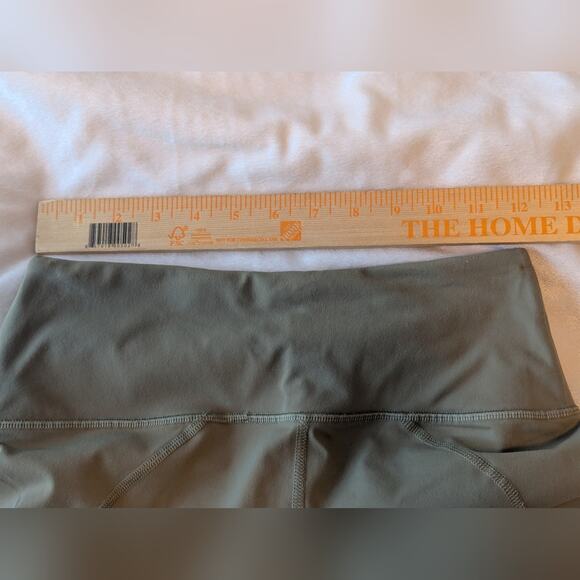 NWOT Victoria's Secret Sport Green Knockout Mesh Sheer Stripes Leggings, Sz S - Picture 5 of 7